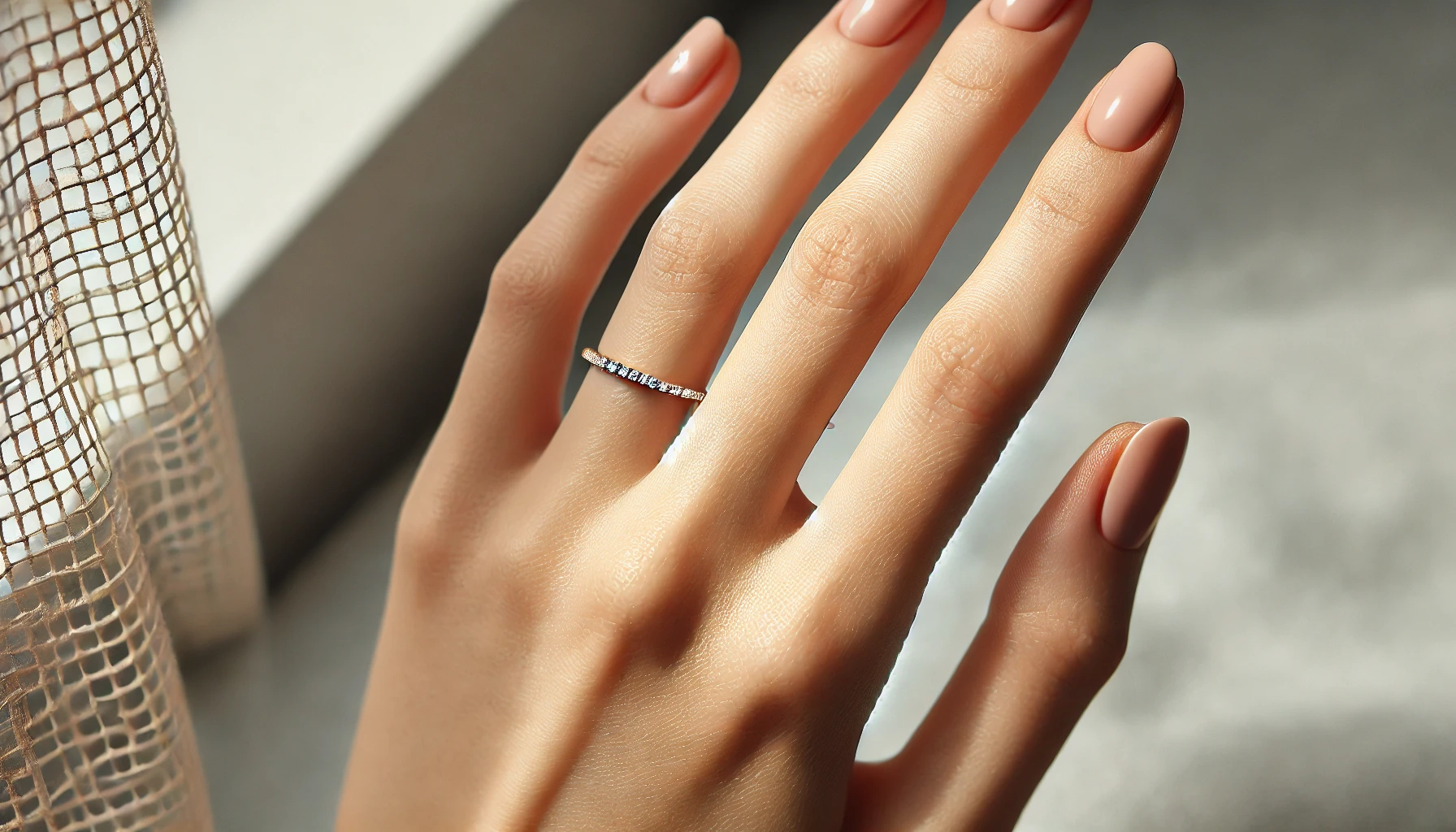 petite infinity band ring