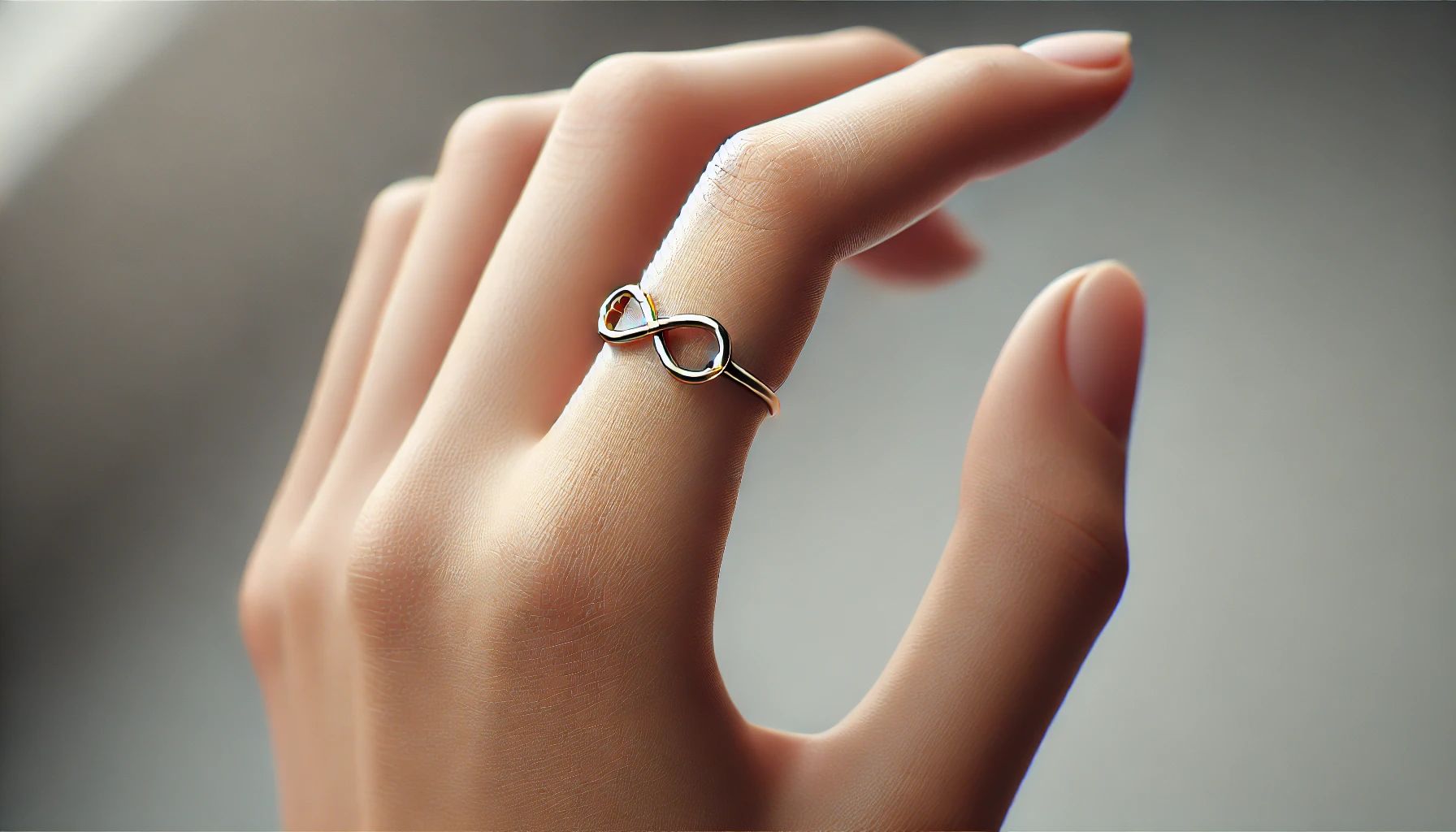 infinity ring 14k gold