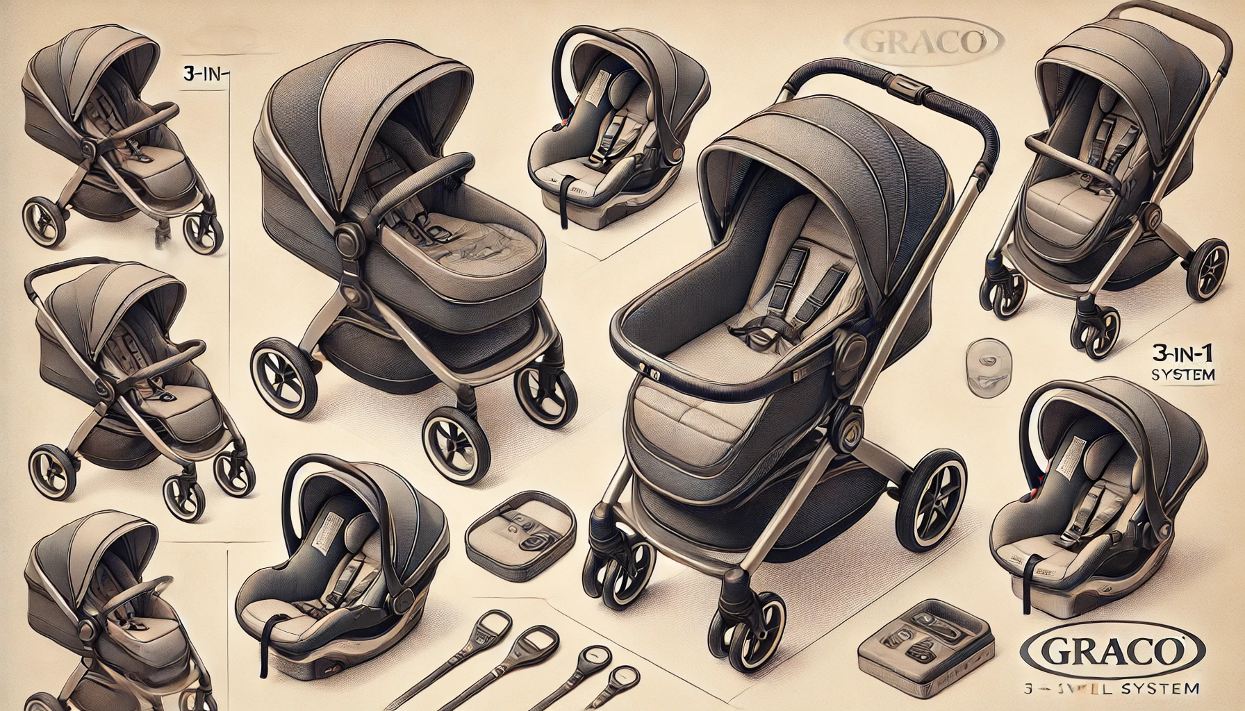 graco 3 in 1 travel system